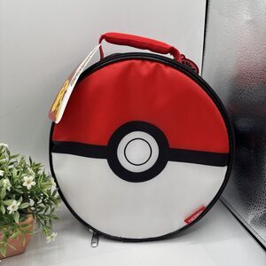 Pokemon Pokeball Thermos Soft Cell Foam Insulated Lunch Box 100% PVC Free NWT